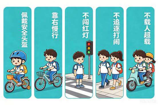 致家长的一封信:守护成长路,安全“骑”心间 (1)